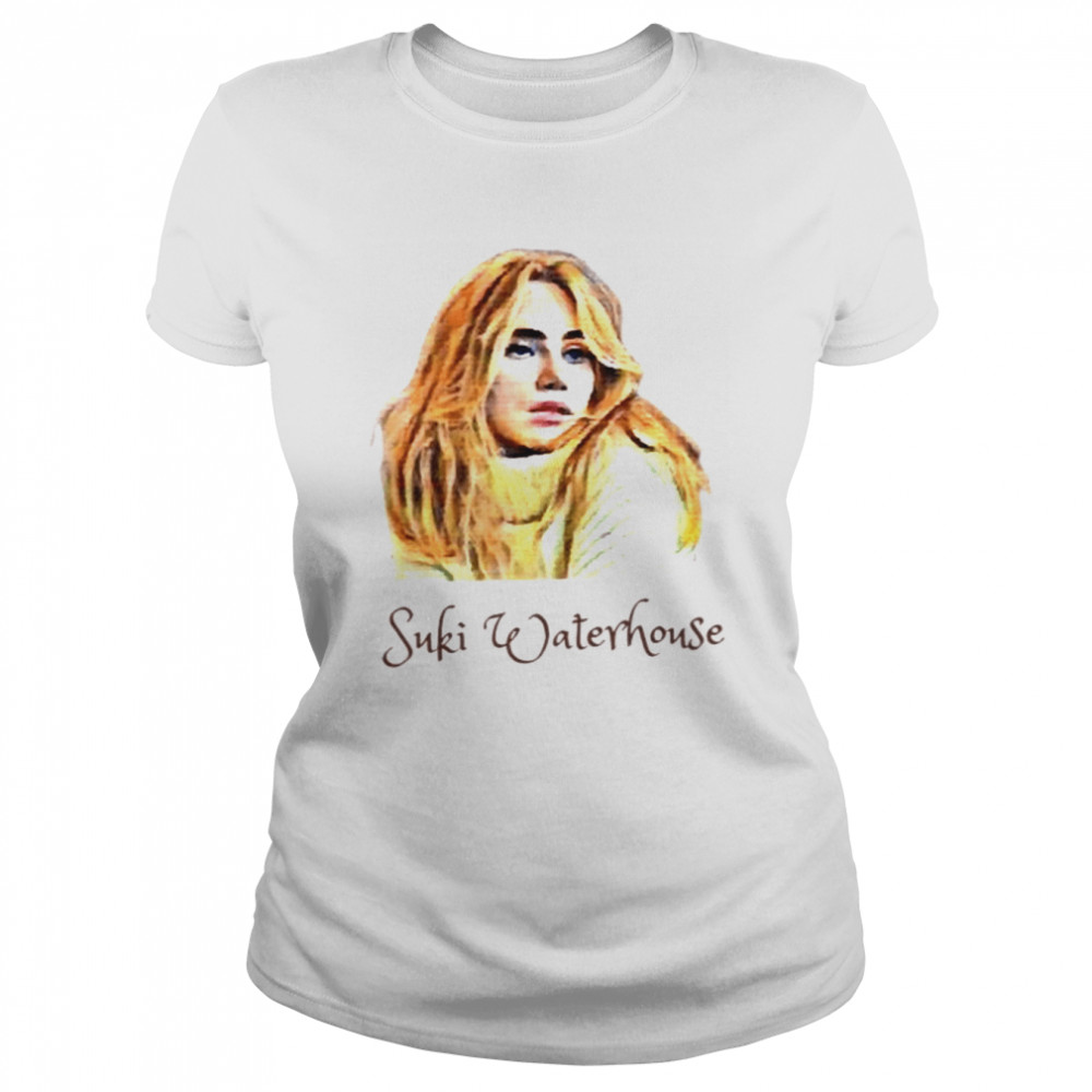 Fanart Suki Waterhouse Watercolor shirt Classic Women's T-shirt