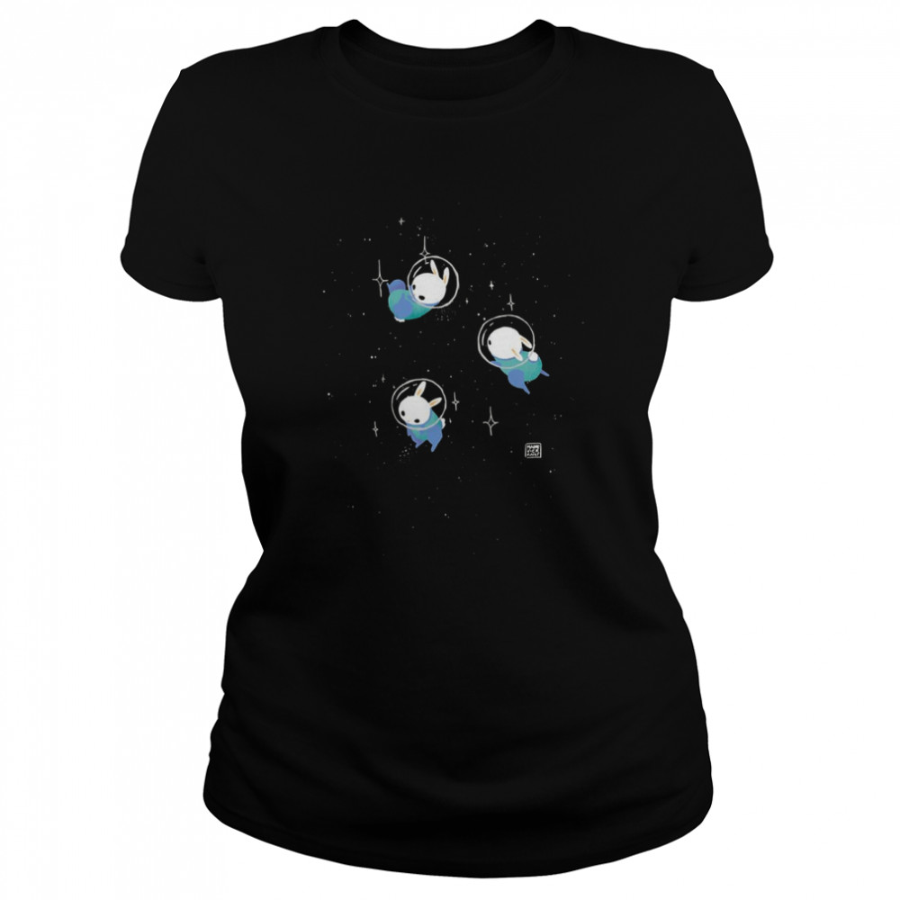 Floating In Space Bunnies shirt Classic Women's T-shirt
