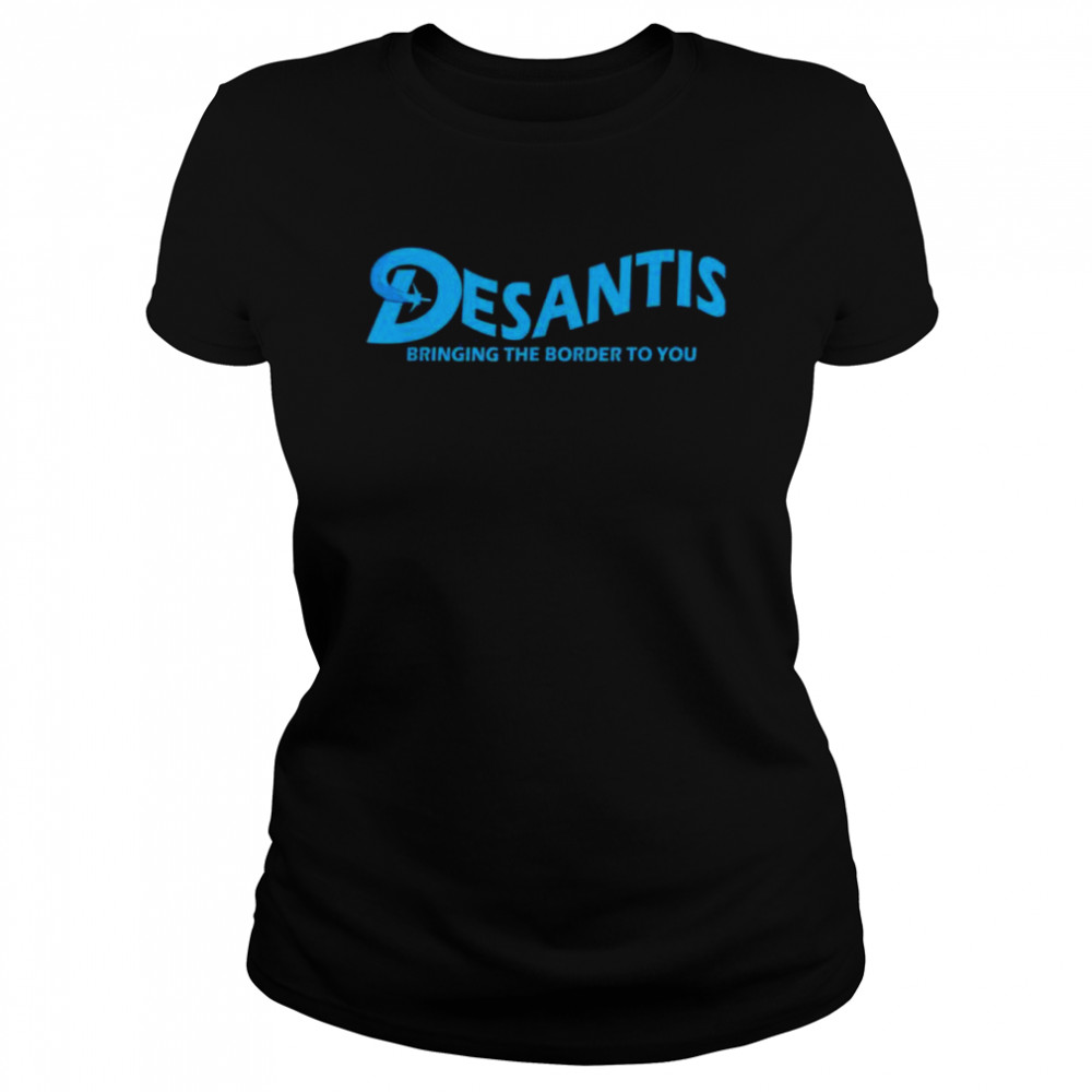 Florida DeSantis Airlines Political Meme Ron DeSantis 2024 Tee  Classic Women's T-shirt