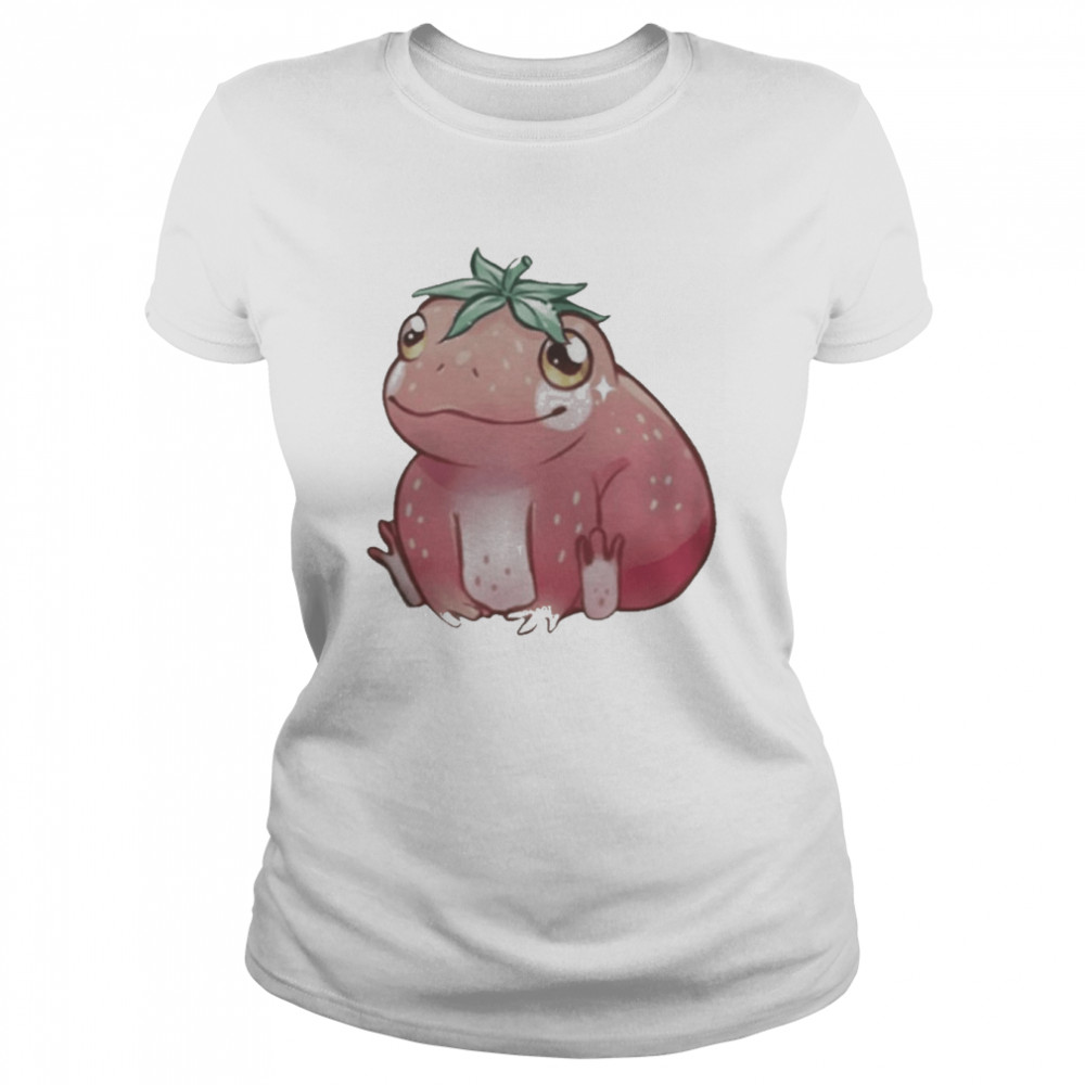 Frog With A Strawberry Classic Women's T-shirt