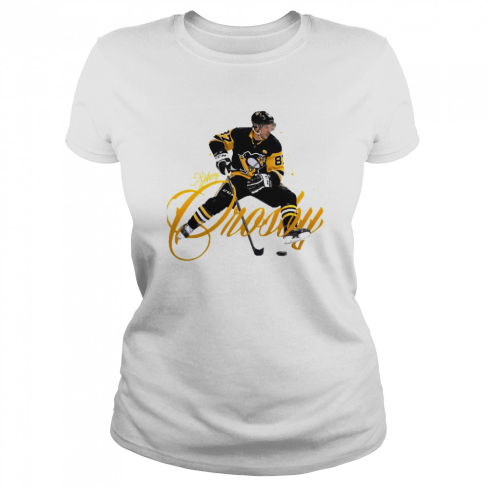 Great Player Pittsburgh Penguins Sidney Crosby Ice Hockey shirt Classic Women's T-shirt