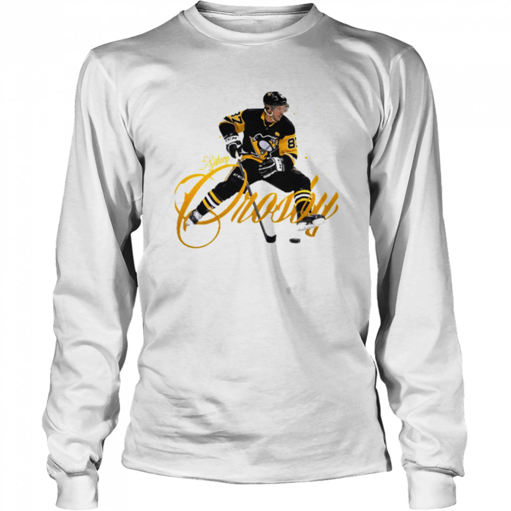 Great Player Pittsburgh Penguins Sidney Crosby Ice Hockey shirt Long Sleeved T-shirt