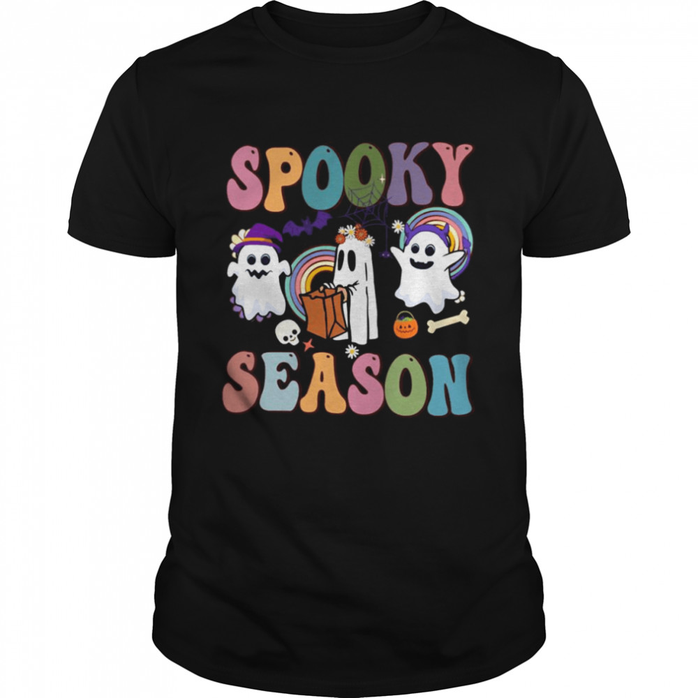 Groovy Ghost Spooky Season Halloween shirt Classic Men's T-shirt