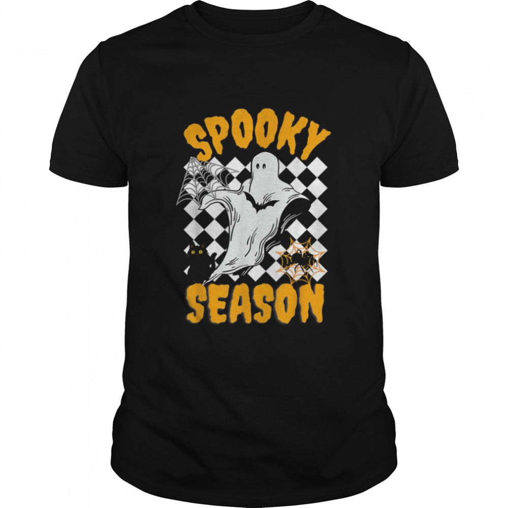 Groovy Ghost Spooky Season Happy Halloween shirt