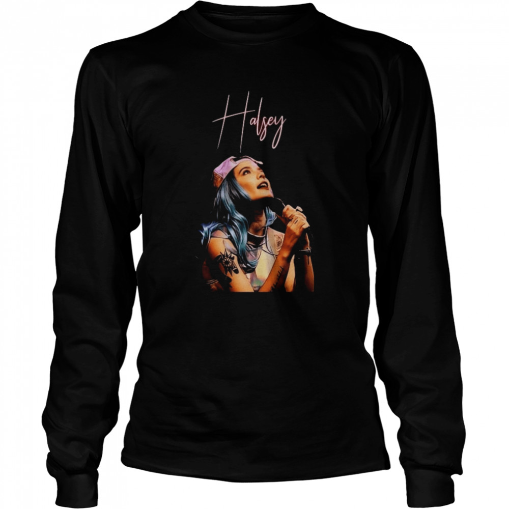 Halsey Aesthetic Music Merch Iconic shirt Long Sleeved T-shirt