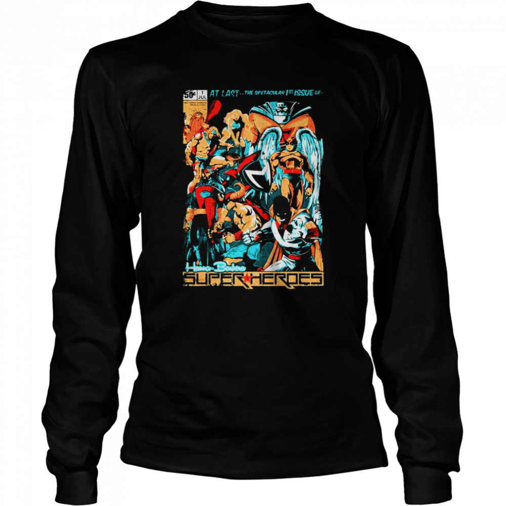 Hanna Barbera Super Heroes Old shirt Long Sleeved T-shirt