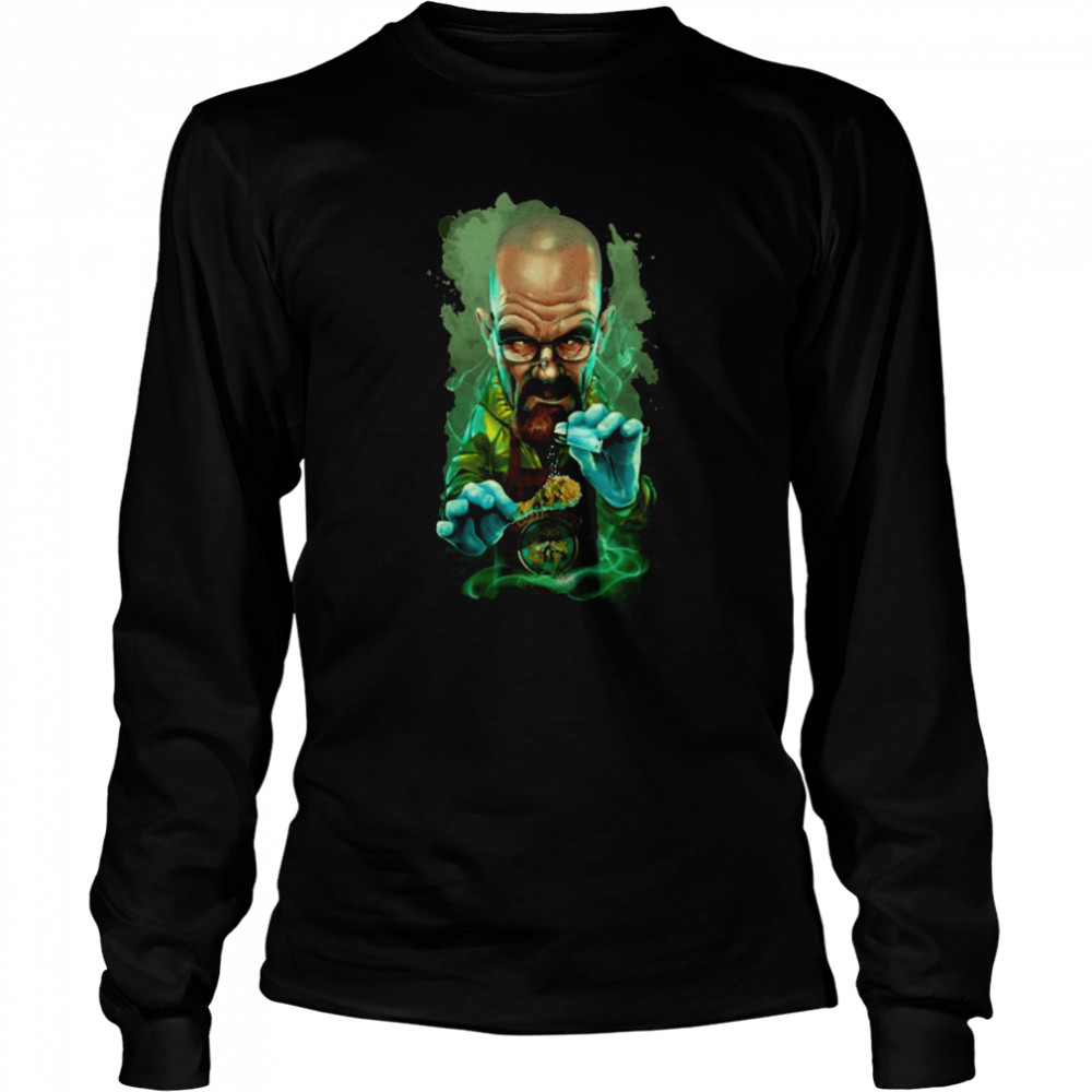 Heisenberg Art Design Breaking Bad Graphic shirt Long Sleeved T-shirt