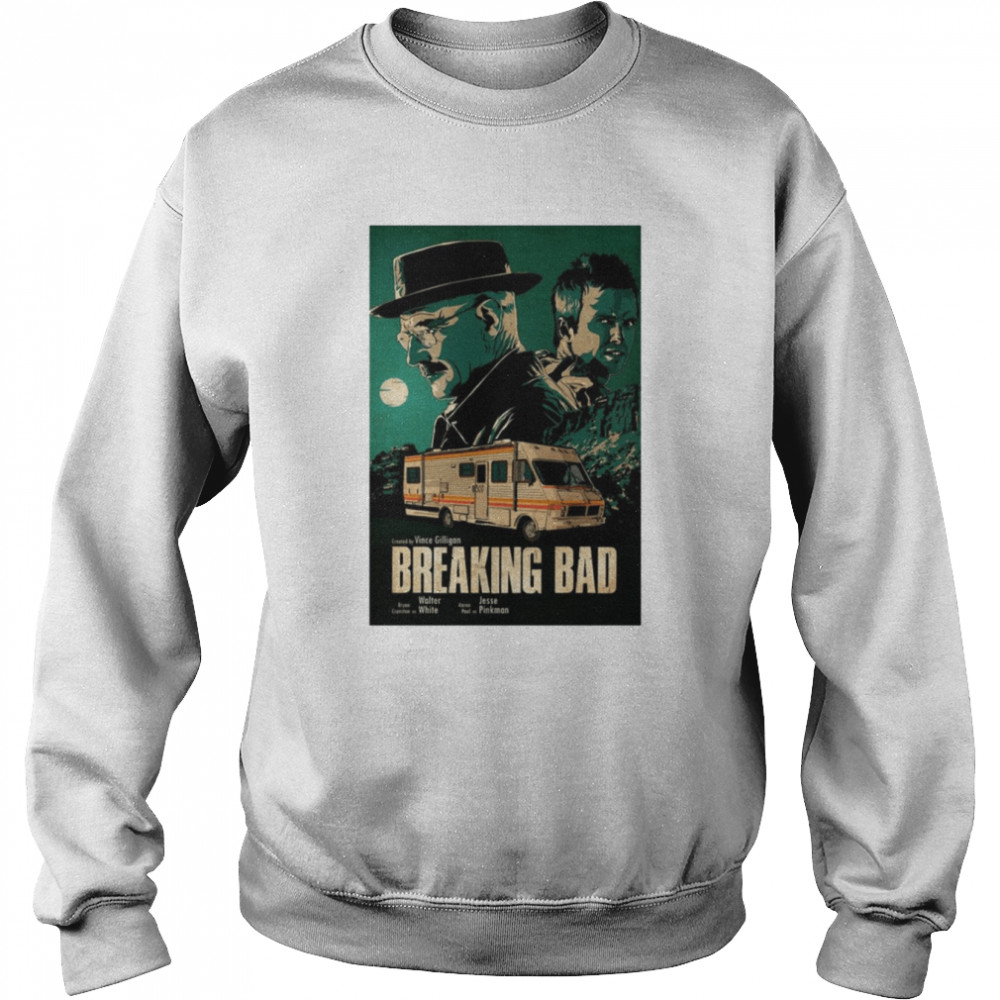 Iconic Design Of Tv Show Breaking Bad Yes shirt Unisex Sweatshirt
