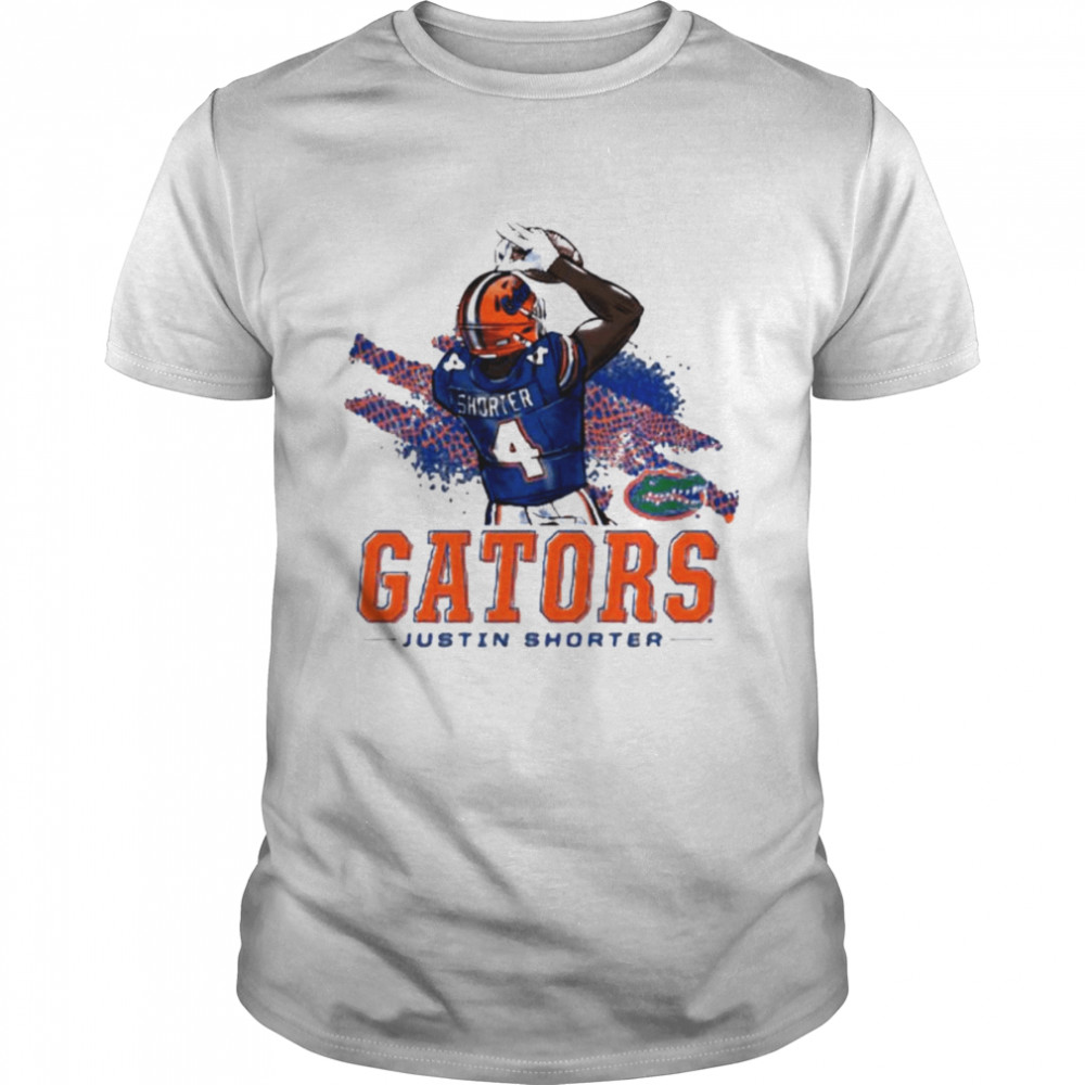Justin Shorter Florida Gators silhouette shirt