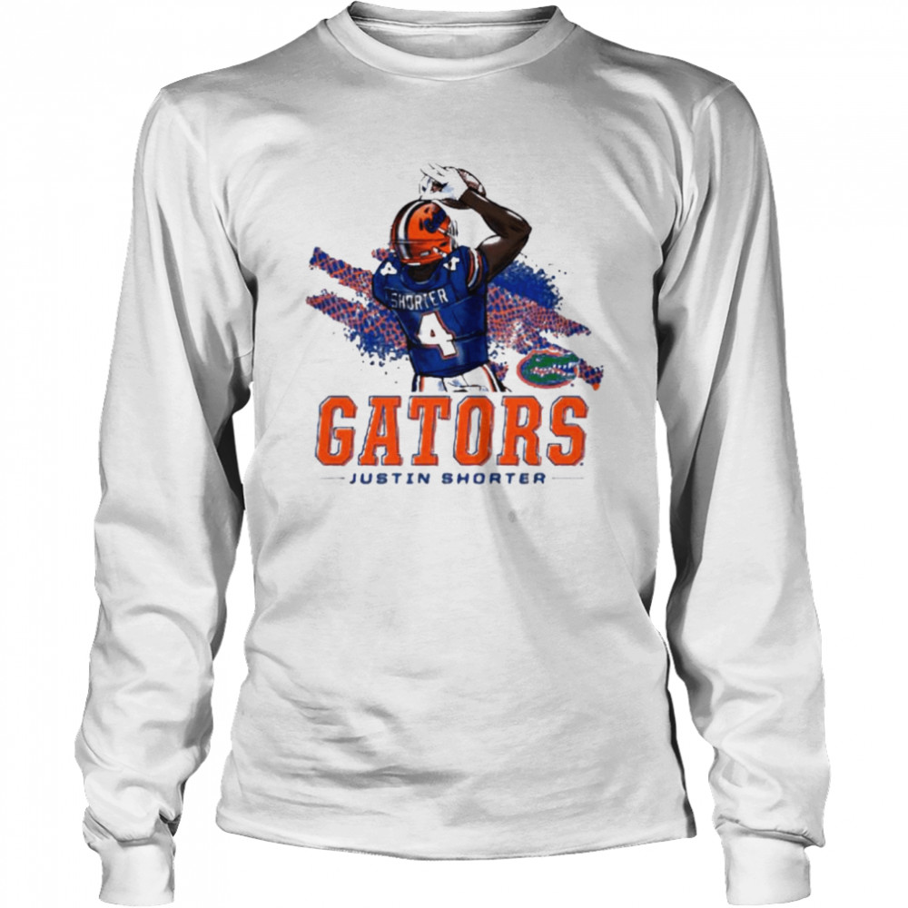 Justin Shorter Florida Gators silhouette shirt Long Sleeved T-shirt