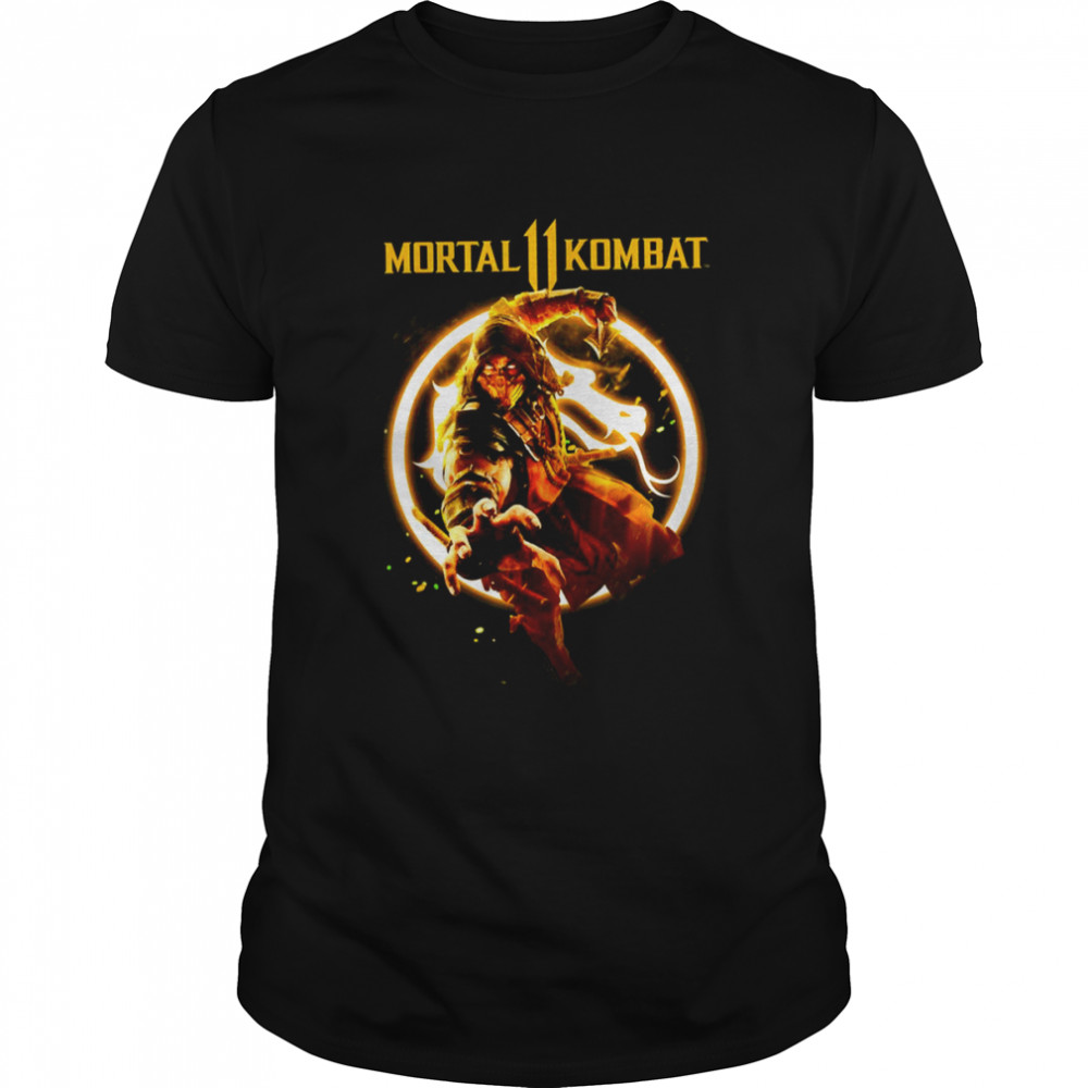 Mortal Kombat 11 Scorpion Flames shirt