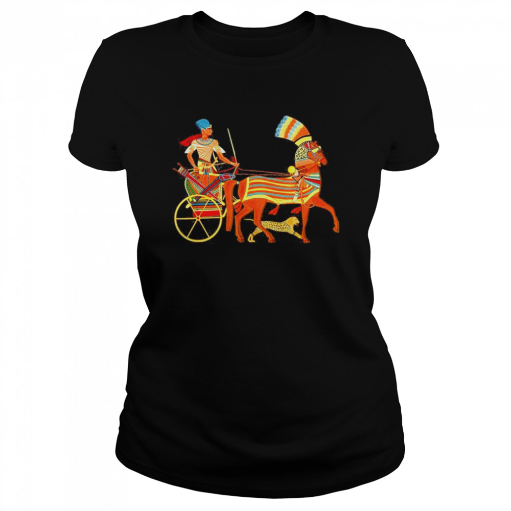 Ramesses Ii On An Egyptian Chariot  Classic Women's T-shirt