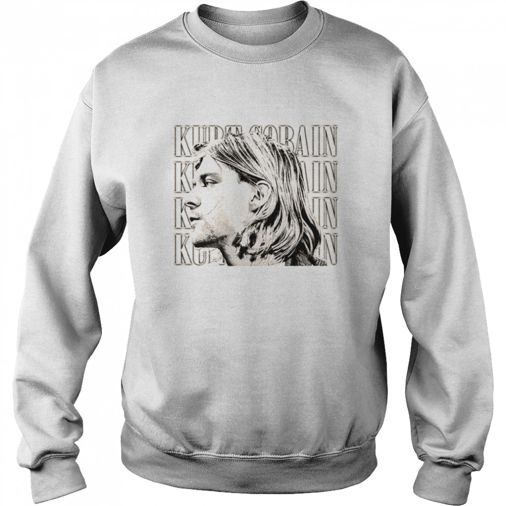 Sand Kurt Cobain Face Profile Nirvana shirt Unisex Sweatshirt