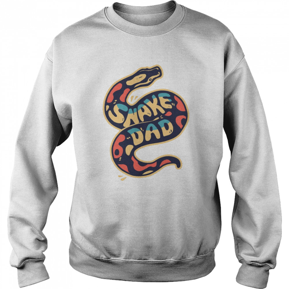 Snake Dad Cute Reptile shirt Unisex Sweatshirt