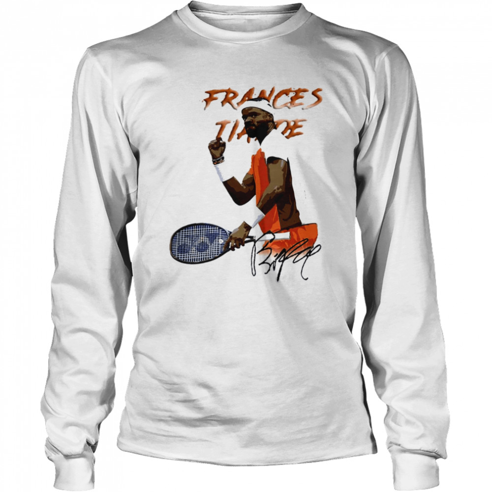 Sports Art Frances Tiafoe Tennis Art shirt Long Sleeved T-shirt