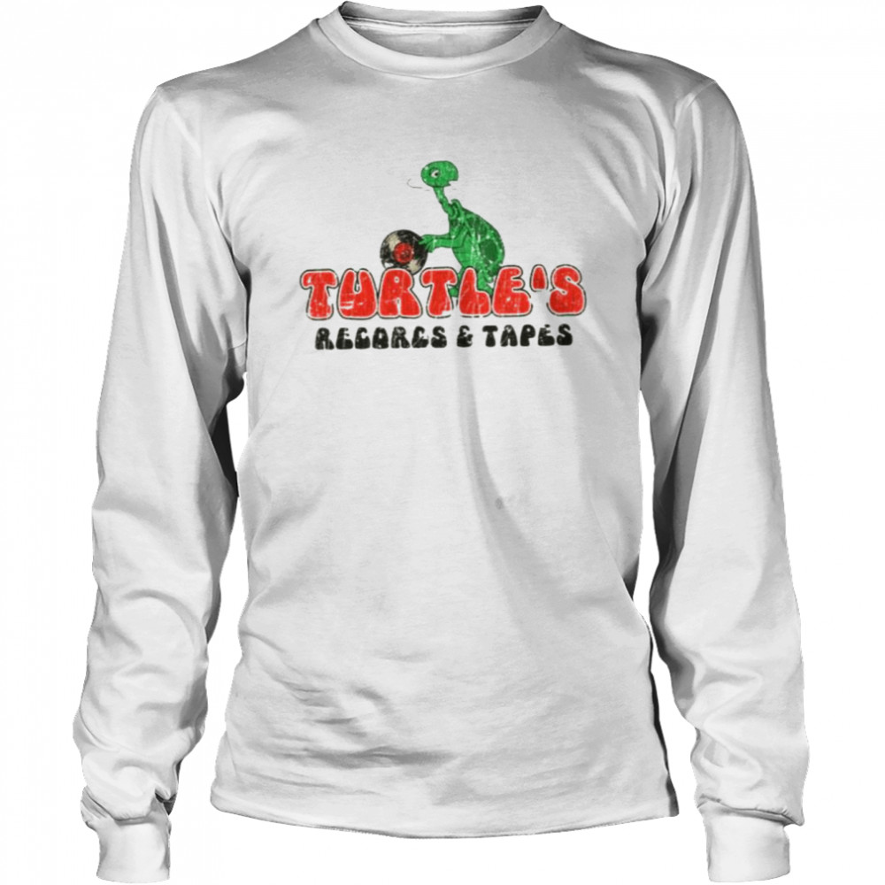Turtle’s Records & Tapes Reptile shirt Long Sleeved T-shirt