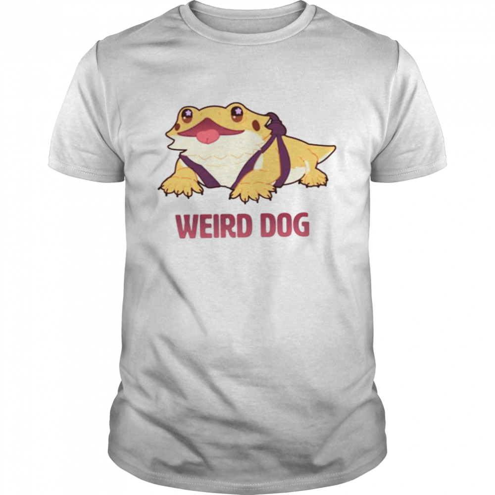 Weird Dog Reptile Cute Art shirt