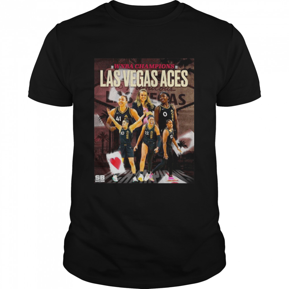 2022 WNBA Champions Las Vegas Aces Team Basketball Shirt