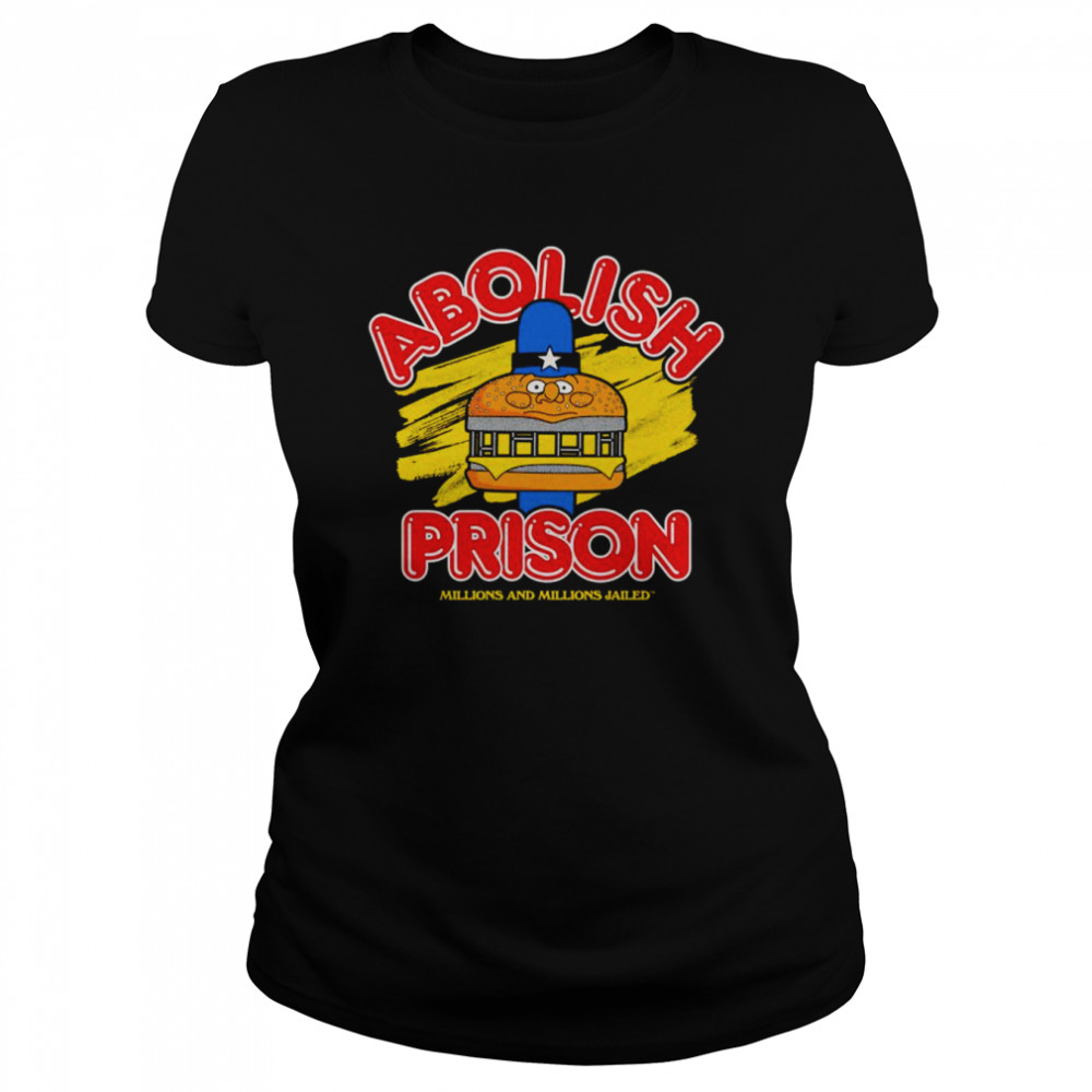 Abolish Prison millions and millions jailed shirt Classic Women's T-shirt