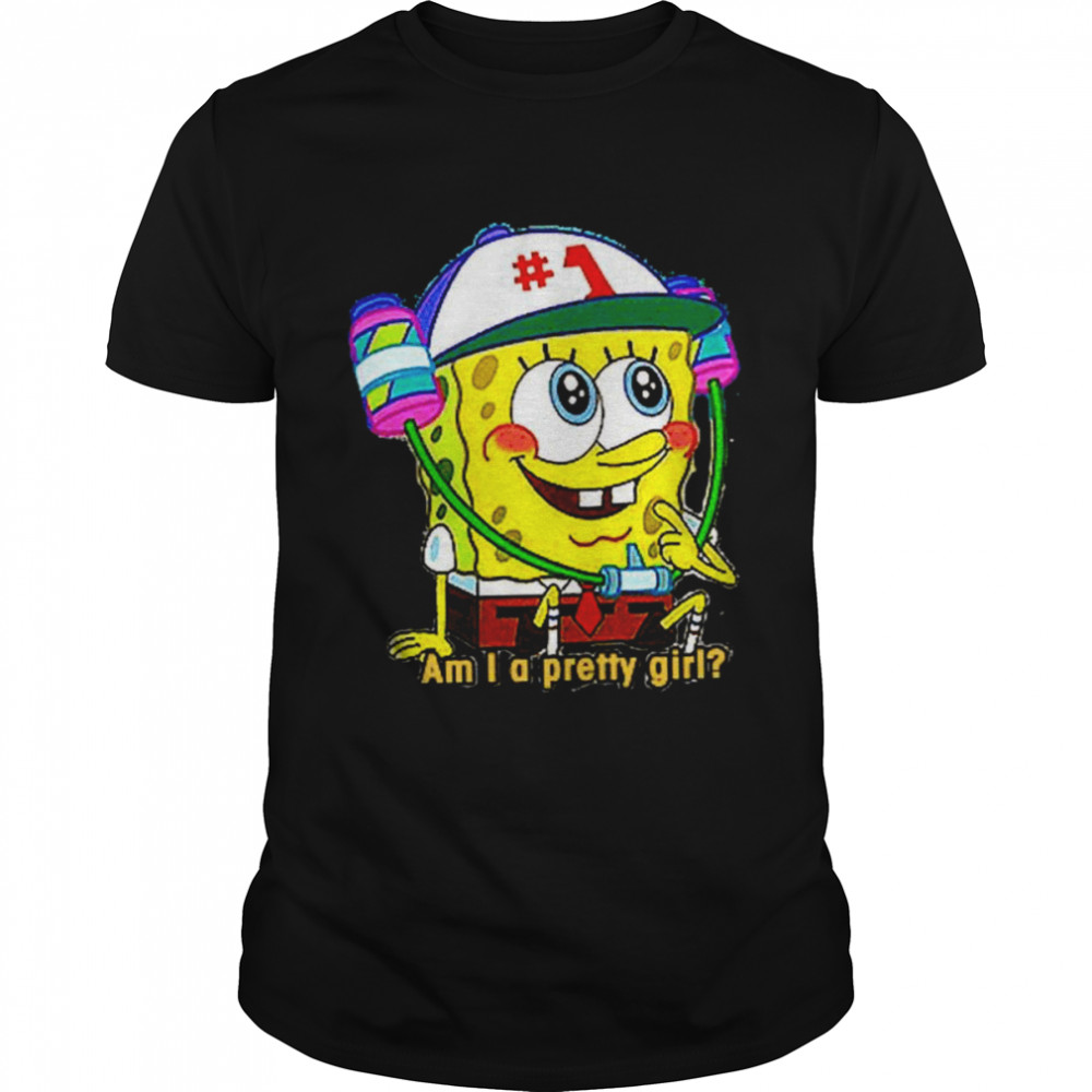 Am I A Pretty Girl Spongebob Squarepants shirt Classic Men's T-shirt