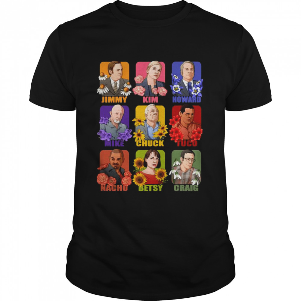 Better Call Saui Stars Characters shirt Classic Men's T-shirt