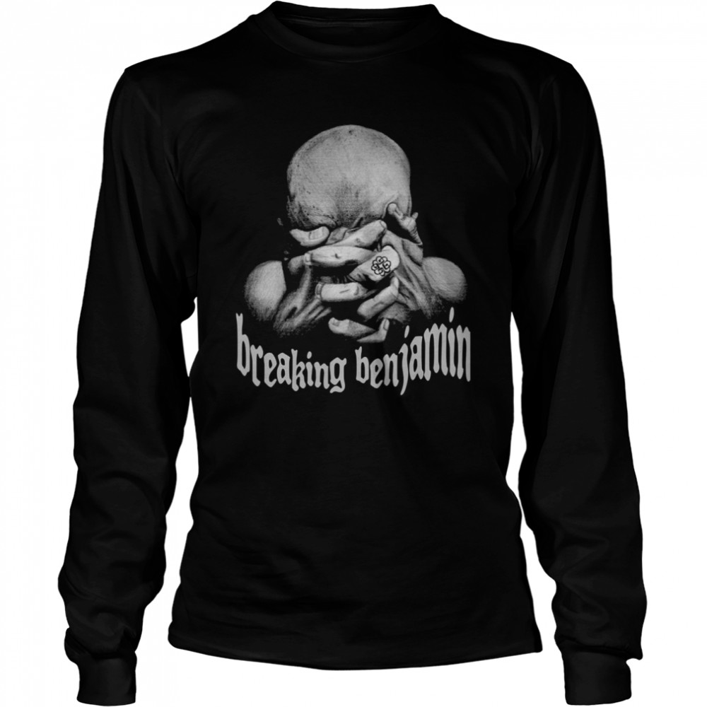 Breaking Benjamin Groovy Font shirt Long Sleeved T-shirt