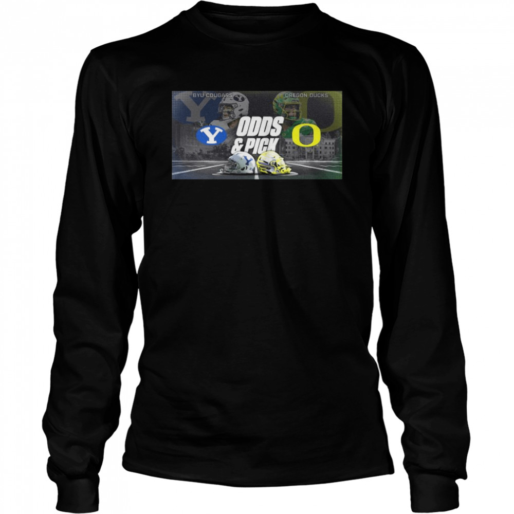 Byu Cougars vs Oregon Ducks Odds and Pick 2022 shirt Long Sleeved T-shirt