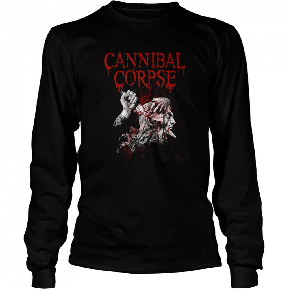 Cannibal Corpse Face Knife Death Metal shirt Long Sleeved T-shirt