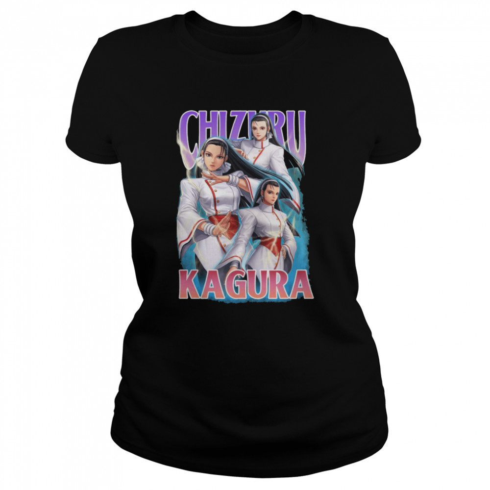 Chizuru Kagura Kof Vintage The King Of Fighters shirt Classic Women's T-shirt