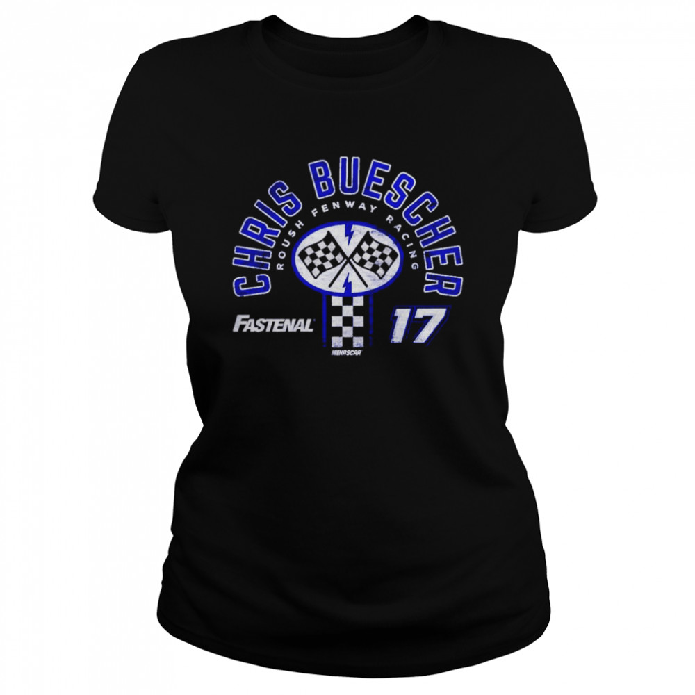 Chris Buescher 17 Fastenal roush fenway racing shirt Classic Women's T-shirt