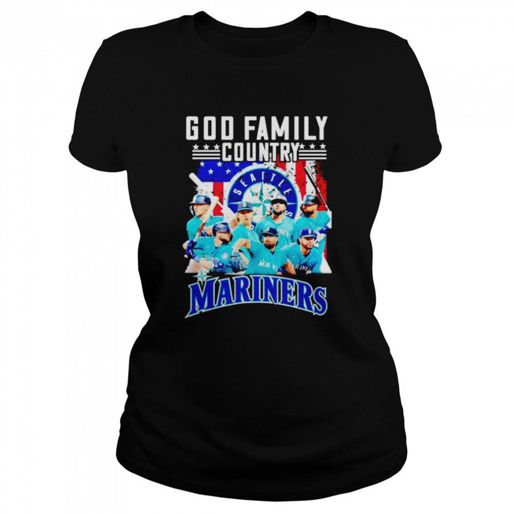 God family country Seattle Mariners shirt Classic Women's T-shirt