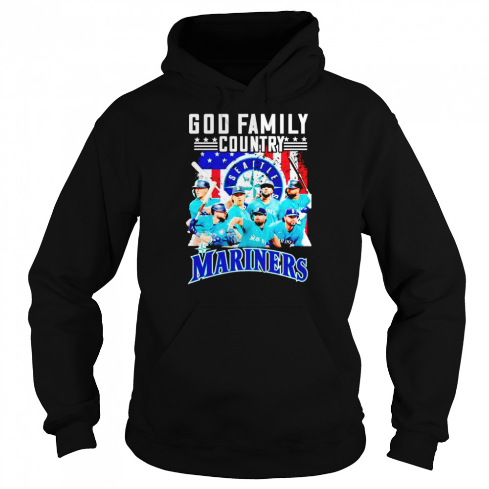God family country Seattle Mariners shirt Unisex Hoodie