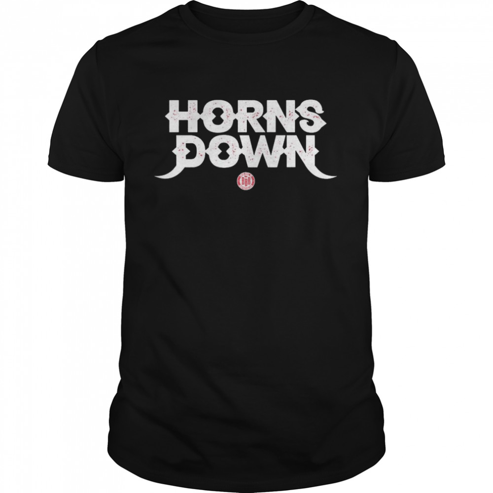 Horns Down 2022 shirt