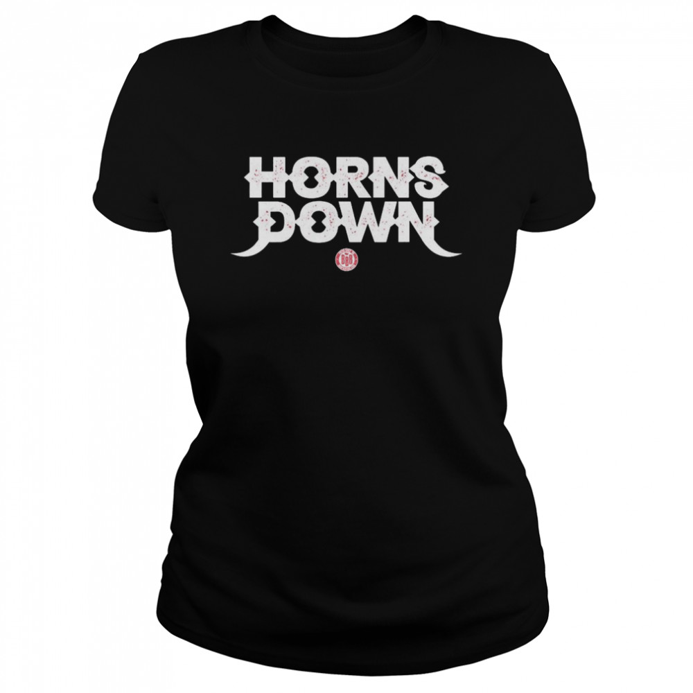 Horns Down 2022 shirt Classic Women's T-shirt