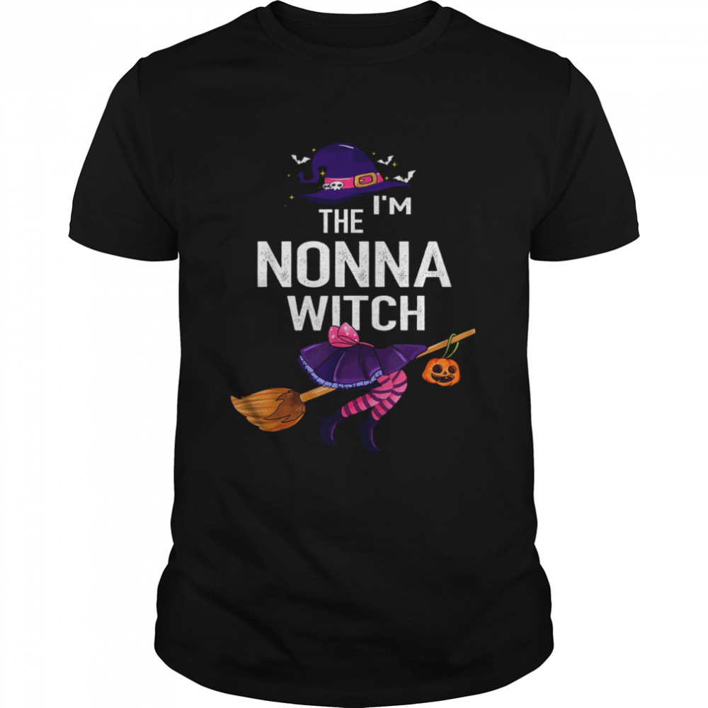 I’m The Nonna Witch Grandma Halloween T-Shirt