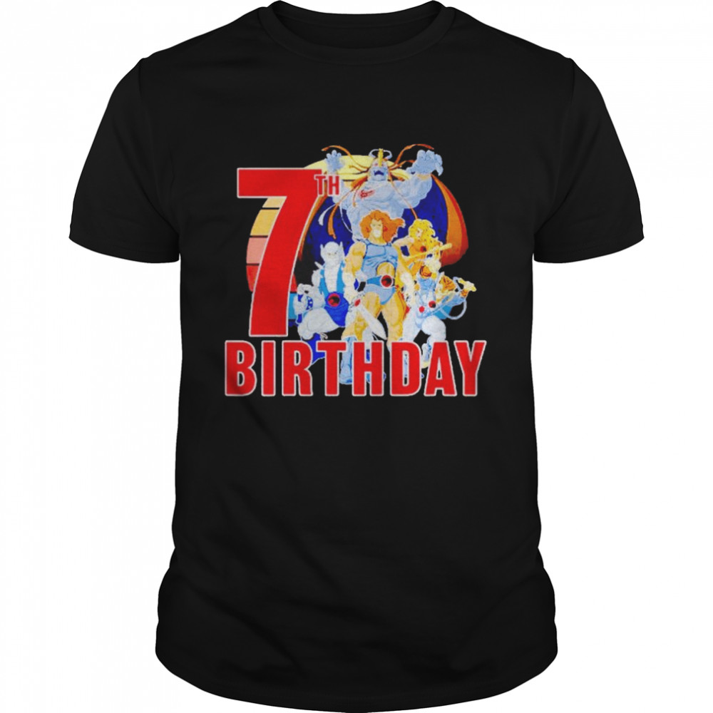 Kids Thundercats Happy 7Th Birthday shirt Classic Men's T-shirt