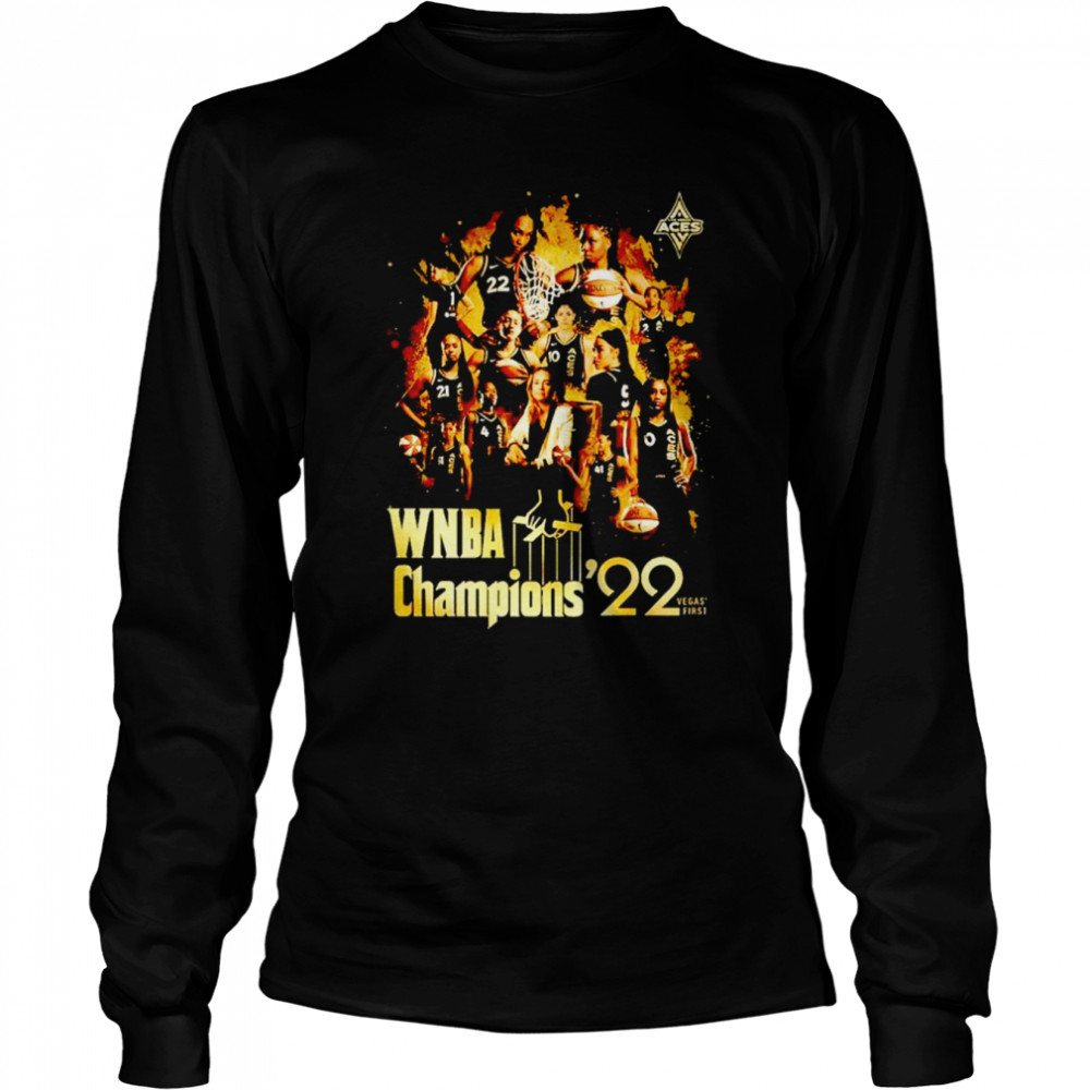 Las Vegas Aces ’22 WNBA Finals Champions shirt Long Sleeved T-shirt