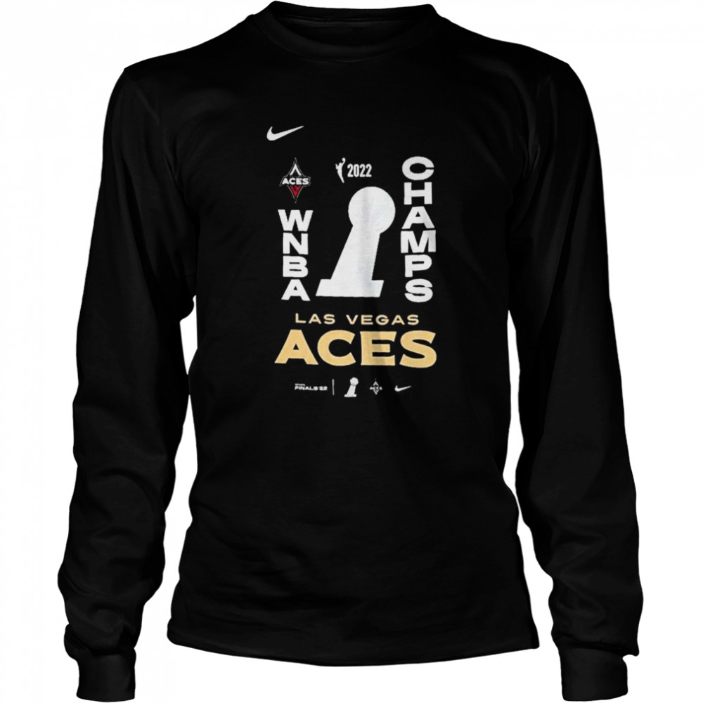 Las Vegas Aces Nike 2022 WNBA Finals Champions Locker Room T- Long Sleeved T-shirt