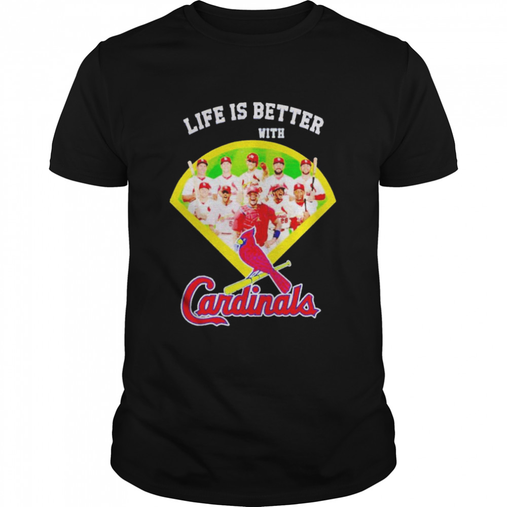 Life is better with Cardinals shirt Classic Men's T-shirt