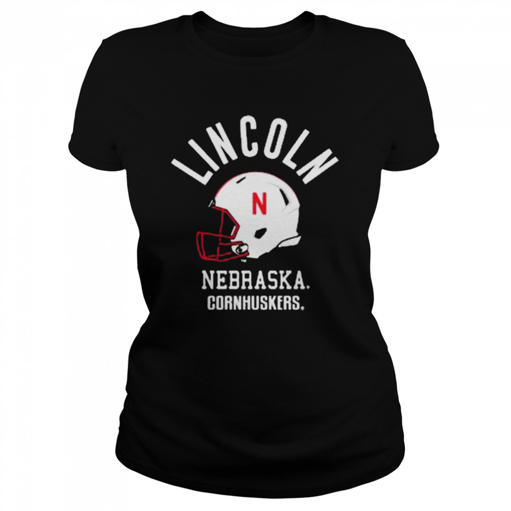 Lincoln Nebraska Cornhuskers helmet shirt Classic Women's T-shirt
