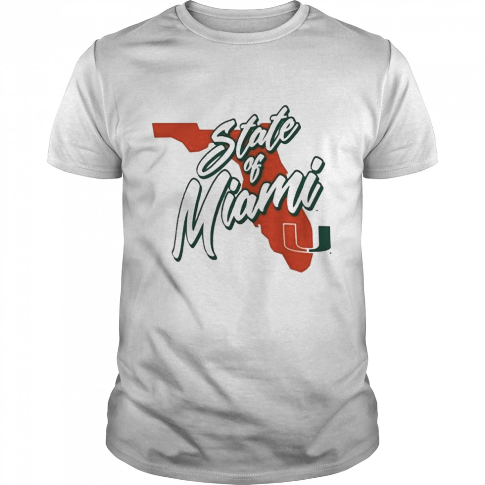 Miami Hurricanes State of Miami shirt
