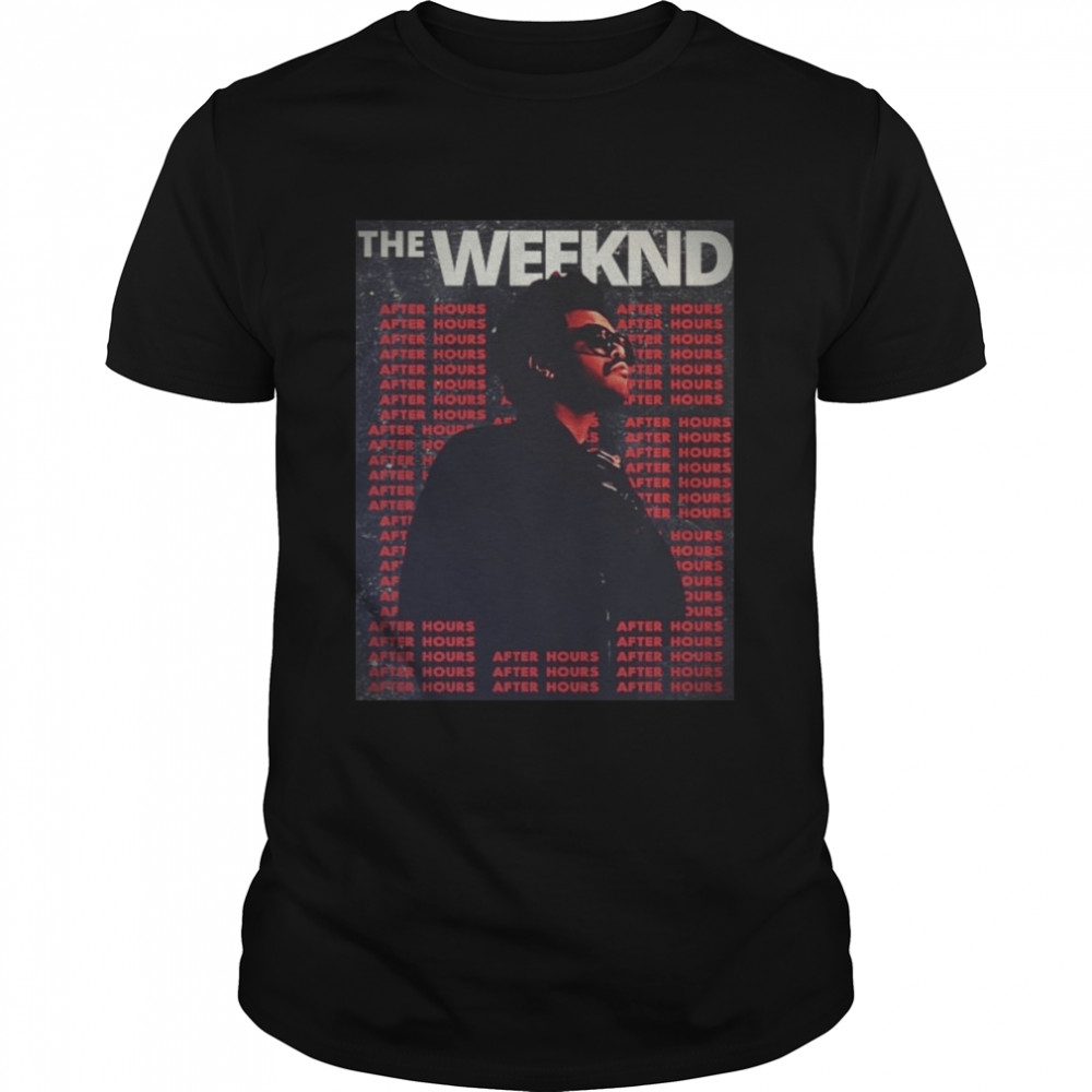 Minimalist The Weeknd New Tour Track List shirt