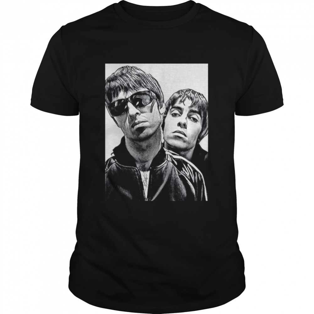 Noel & Liam Gallagher shirt