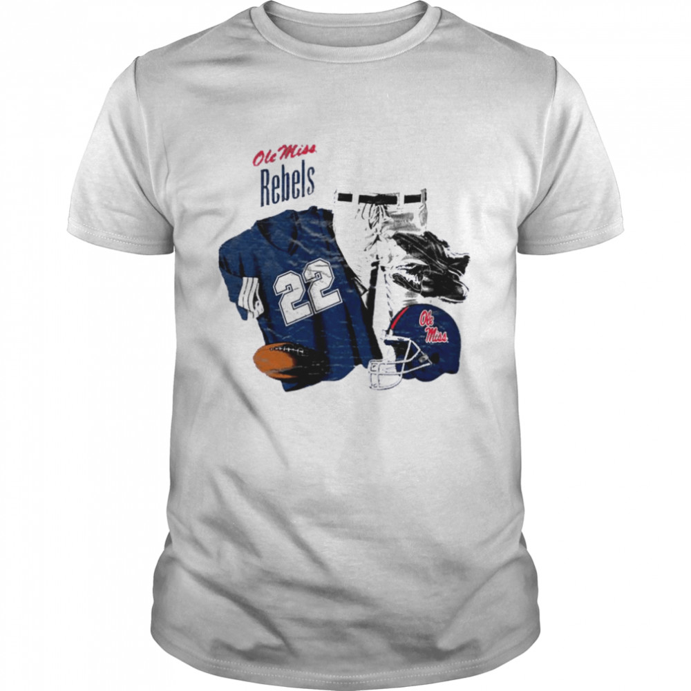 Ole Miss Rebels Geared Up 2022  Classic Men's T-shirt