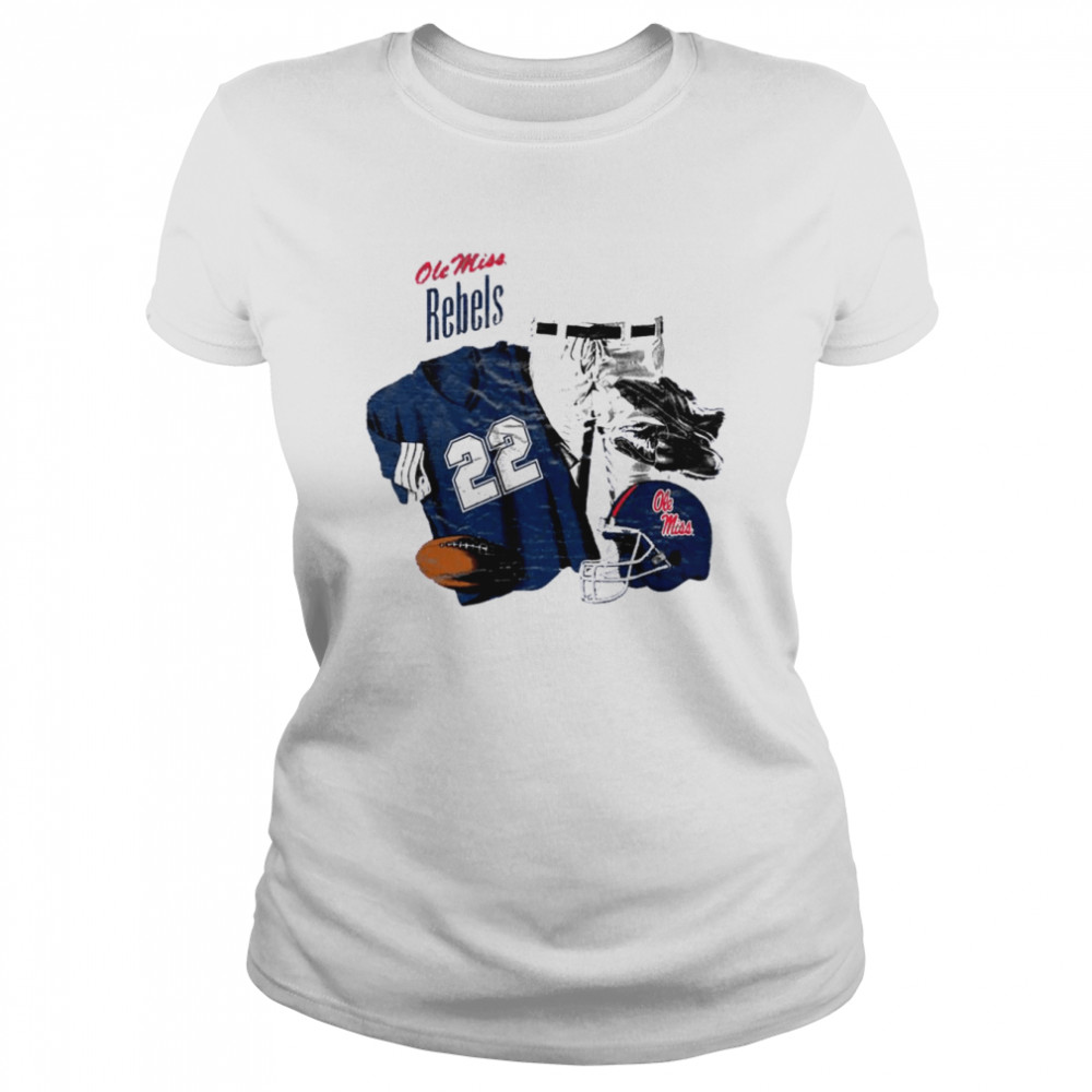 Ole Miss Rebels Geared Up 2022  Classic Women's T-shirt