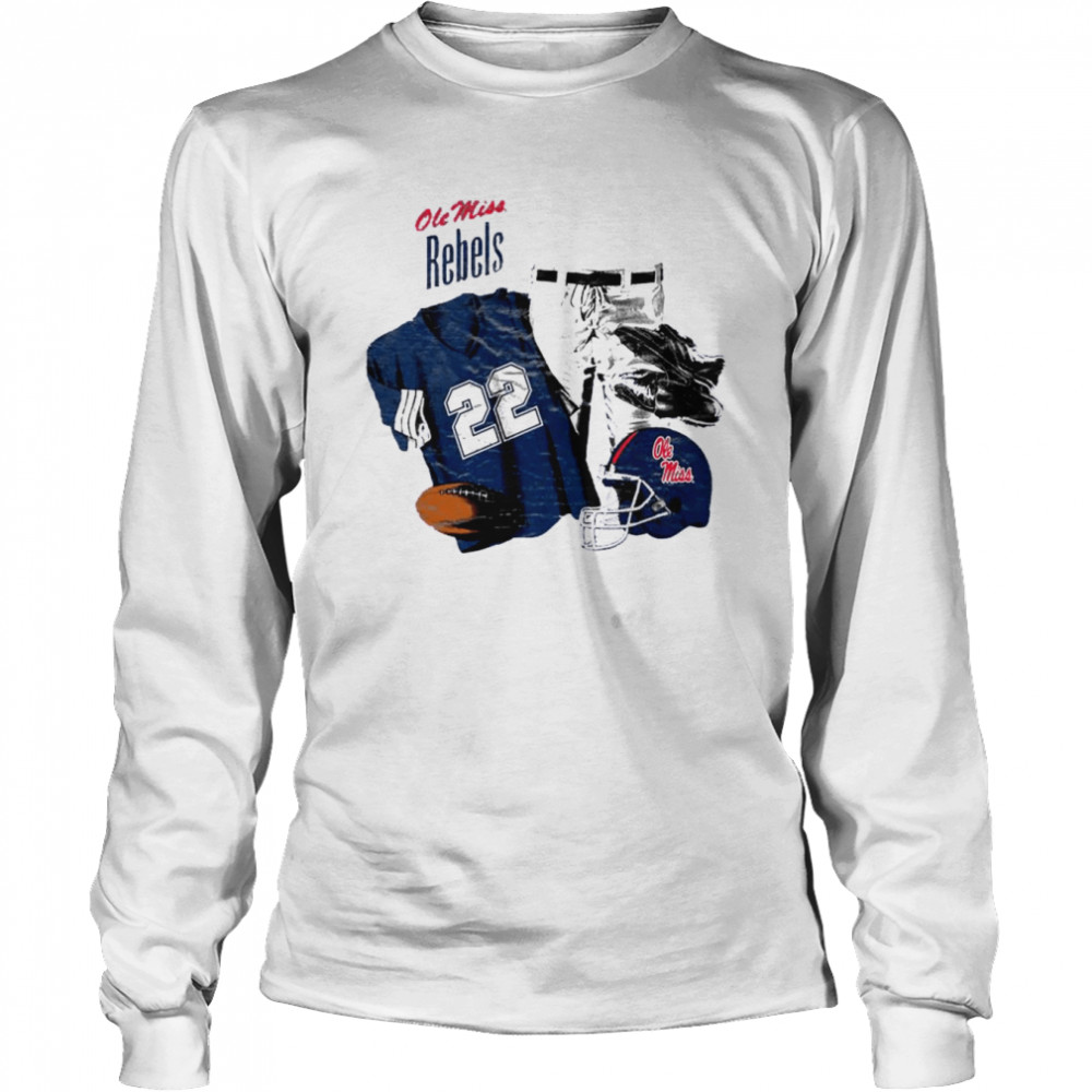 Ole Miss Rebels Geared Up 2022  Long Sleeved T-shirt