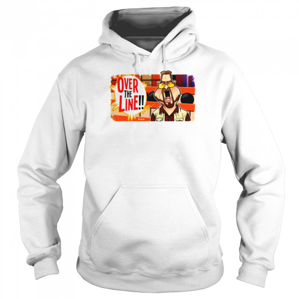 Over The Line Bowling shirt Unisex Hoodie