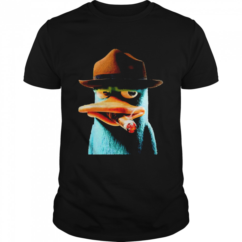 Perry the platypus smoking shirt Classic Men's T-shirt