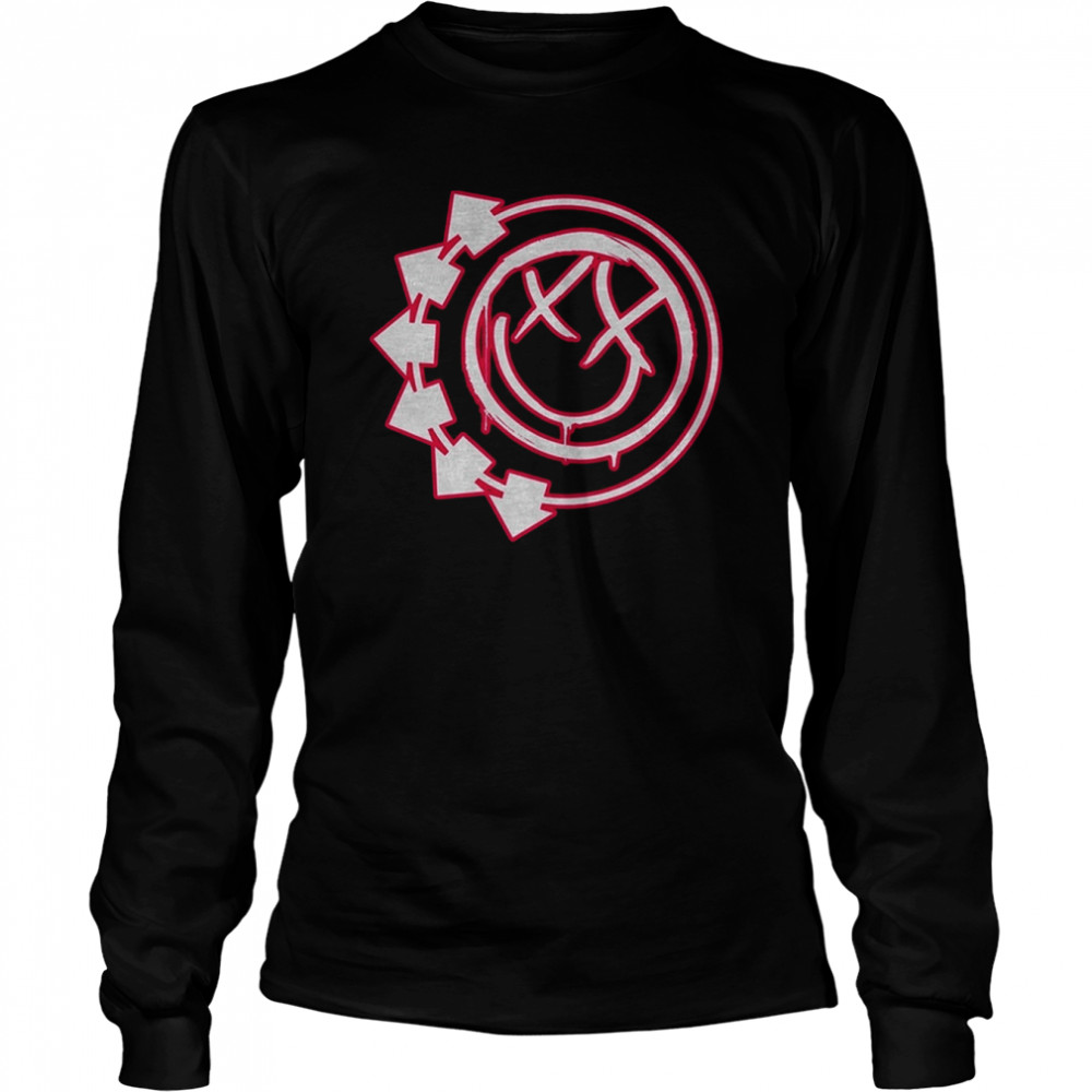 Pink Blink 182 Logo shirt Long Sleeved T-shirt