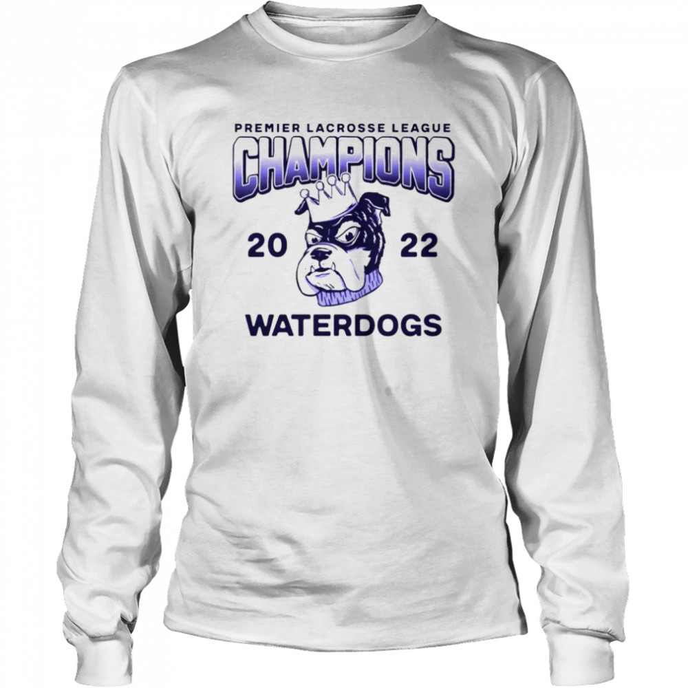 Premier lacrosse league champions 2022 waterdogs T-shirt Long Sleeved T-shirt